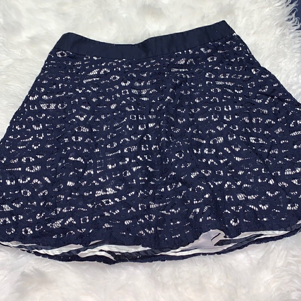 The Limited navy skirt